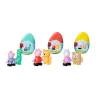 Big-Bloxx Peppa Pig Funny Eggs Complément Des Ensembles De Jeu De La Gamme Big-Bloxx Trois Figurines Avec Peluches Emballées Dans Des Ufs Colorés Pour Les Enfants Partir De 18 Mois