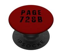 Big Bold Page 728B pour Les Membres de l'Église du Christ PopSockets PopGrip Adhésif