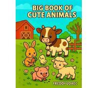 Big Book of Cute Animals From The Farm - 40+ Friendly Farm Friends to Color Designed for Little Hands and Big Imaginations!: A Fun and Easy Coloring ... Barnyard Animals - Perfect for Kids Ages 3-6!