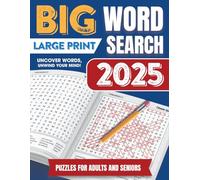 Big Book of Large Print Word Search: 100 Exciting Themed Puzzles for Relaxation and Stress Relief, Featuring 2000 Hidden Names. Eye-Friendly Large ... Teens. Enjoy Fun While Sharpening Your Mind.