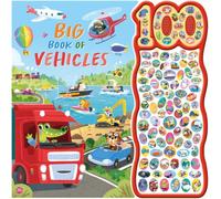 Big Book of Vehicles: A 100-button sound book | Perfect for a noisy story time | Interactive fun for kids