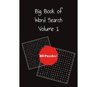 Big Book of Word Search Puzzles: Word Searches with Easy to Read Print about Everything | 6x9 inches, 120 pages | Gift for Vacations, Children and Free Time