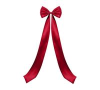 Big Bow for Backdrop , 75x18 Inch Reusable Elegant Satin Long Streamers | Big Bow Decor for Porch Party Wall Christmas Tree Fireplace Stair Railing