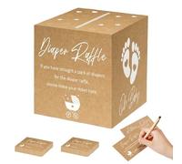 Big Box Jeu de révèlent le sexe, unisexe, 18 x 18 x 18 cm et moments mémorables, décorations de fête prénatale pour événement, célébration de maison de vacances, réunion de famille, grossesse