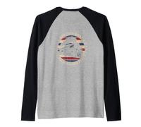 Big Boy 4014 Train Engineer Steam Train Conductor American Manche Raglan