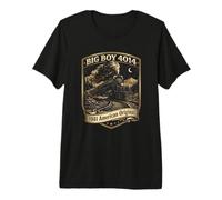 Big Boy 4014 Train Engineer Steam Train Conductor American T-Shirt Haut de Gamme