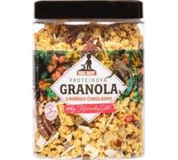 Big Boy Granola protéiné au chocolat blanc @KAMILASIKL 360 g chocolat blanc / En-cas protéinés / Granola protéiné croustillant avec morceaux de chocolat @KAMILASIKL