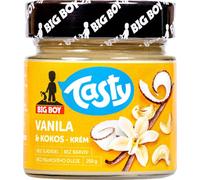 Big Boy Vanilla coconut 250 g vanille-coco / Beurres de noix aromatisés / Délicieuse crème de noix de cajou à la vanille avec noix de coco et chocolat blanc