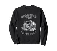 Big Boys Toy on The Road Trucker Cadeau pour Papa Sweatshirt