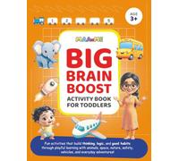 Big Brain Boost Activity Book For Toddlers: Fun Activities in 9 Engaging Themes for Ages 3+ | Early Learning, Problem Solving, Matching, Tracing & More
