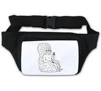 Big Brain Fauteuil Philosophiste Wojak Pipe Meme Sac banane Blanc