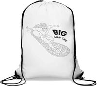 Big Brain Time Wojak Feels Guy Sac de gym décontracté avec cordon de serrage Blanc