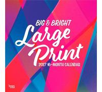 Big & Bright Large Print 2027 12 X 24 Inch (Hanging) Monthly Square Wall Calendar Matte Paper Plastic-Free