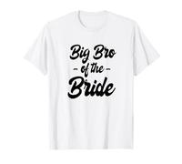 Big Bro of the Bride Bachelor Matching Group Brother T-Shirt