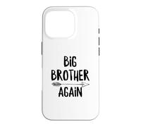 Big Brother Again pour garçons avec flèche Grossesse drôle Coque pour iPhone 16 Pro