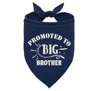 Big Brother Bandana pour chien, annonce de grossesse, écharpe pour chien, annonce de grossesse pour chien, bandana bleu foncé pour chiens de petite, moyenne et grande taille (A79)