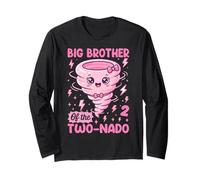 Big Brother of The Two-Nado Cute Pun 2ème Anniversaire Thème Manche Longue