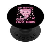 Big Brother of The Two-Nado Cute Pun 2ème Anniversaire Thème PopSockets PopGrip Adhésif
