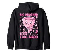 Big Brother of The Two-Nado Cute Pun 2ème Anniversaire Thème Sweat à Capuche