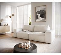 Big canapé Lanzo 230x95 cm bou lanc crème