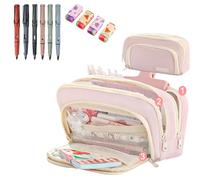 Big Capacity Pencil Case, Cute Pencil Pouch, Aesthetic Pencil Case, Kawaii Pencil Case, Pencil Cases For Teen Girls, Pencil Case With Compartments (Pink)