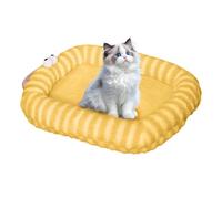Big Cat Bed - 23,62 pouces mignon tampon de couchage pour chien et chats, offrant de la chaleur avec un design de confort, un nid moelleux doux pour l'hiver, je suis de grandes chiots et chatons, usag