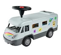 BIG - Courroi-Couloir Camper avec Volant, Pneu Silencieux, 2 en 1, Toit Démontable, Adapté de 2 à 5 Ans