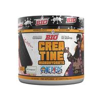 BIG Créatine ONE PIECE - Créatine Monohydrate Creapure - Edition Exclusive avec 12 Tasses à Collectionner - Performance Physique, Récupération - Matière première Premium - Fresh Dark Blood Cola (250g)