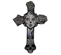 Big Cross Skull Patch Stickers Gothique Punk Rock Iron on Patches Embroidered Crown Skull Patch Vêtements Accessoires Stripe Couture