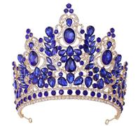 Big Crystal Crown For Women Girls Wedding Bride Bridal Crown and Tiaras Party Bandband Crown