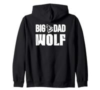 Big Dad Wolf Costume Big & Bad Wolf Men Funny Wolf Dog Daddy Sweat à Capuche