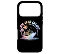 Big Deck Energy Bateau de croisière drôle Voyage Vacances Tie Dye Coque pour iPhone 17 Pro