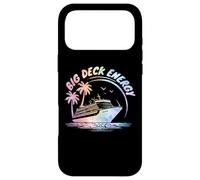 Big Deck Energy Bateau de croisière drôle Voyage Vacances Tie Dye Coque pour iPhone 17 Pro Max