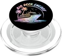 Big Deck Energy Bateau de croisière drôle Voyage Vacances Tie Dye PopSockets PopGrip pour MagSafe