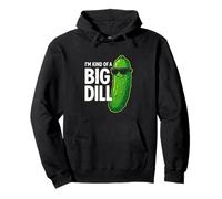 Big Dill Funny Pickle Pun Sarcastique Blagues Sweat à Capuche