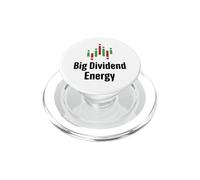 Big Dividend Energy Funny Finance Dividends Investisseur PopSockets PopGrip pour MagSafe