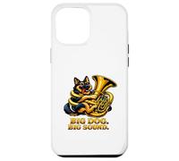 Big Dog Big Sound Funny Berger Allemand Baryton Coque pour iPhone 12 Pro Max