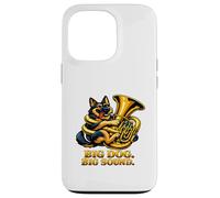 Big Dog Big Sound Funny Berger Allemand Baryton Coque pour iPhone 13 Pro