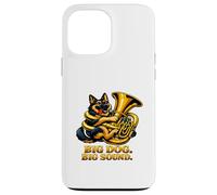 Big Dog Big Sound Funny Berger Allemand Baryton Coque pour iPhone 13 Pro Max
