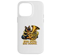 Big Dog Big Sound Funny Berger Allemand Baryton Coque pour iPhone 14 Pro Max