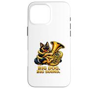 Big Dog Big Sound Funny Berger Allemand Baryton Coque pour iPhone 16 Pro Max