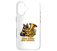 Big Dog Big Sound Funny Berger Allemand Baryton Coque pour iPhone 17