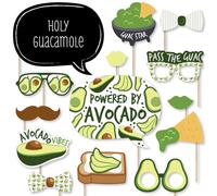 Big Dot of Happiness Hello Avocado - Kit d'accessoires pour photomaton Fiesta Party - 20 unit s