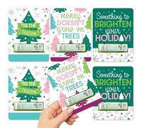 Big Dot of Happiness Merry and Bright Trees - Lot de 6 cartes de Noël amusantes assorties