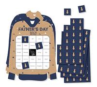 Big Dot of Happiness My Dad is Rad - Cartes et marqueurs de bingo - Jeu de bingo en forme de fête des pères - Lot de 18