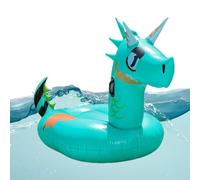 Big Dragon Tounger Beach - Floats de piscine pour adultes, fauteuil gonflable | Flotte de fête d'été géante, natation du lac rivière flottante avec motif de dragon créatif pour enfant
