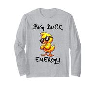 Big Duck Energy Funny Rubber Ducky Big Rubber Duck Energy Manche Longue