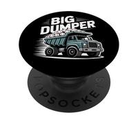 Big Dumper Truck Dump Classic Mariner Nom de Famille Pride PopSockets PopGrip Adhésif
