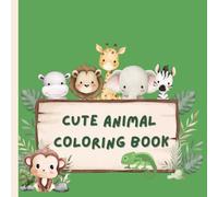 Big & Easy Jungle Animals Coloring Book for kids: Cute Safari Animals with Bold Lines and Animals Names- Simple Coloring Fun for Toddlers and Preschoolers