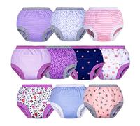 BIG ELEPHANT Lot de 10 Culottes d'entraînement pour Tout-Petits - 100% Coton Unisexe pour bébés Filles, 3T